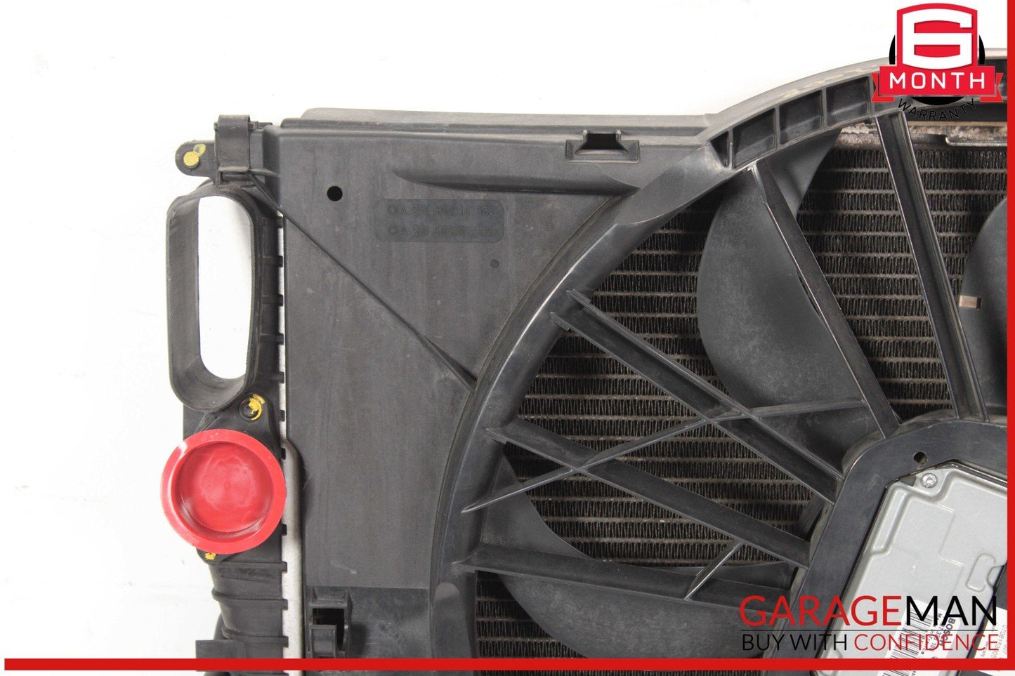 03-09 Mercedes W211 E350 Engine Motor Cooling Fan Radiator A/C Condenser Assy