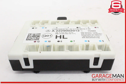 14-17 Mercedes W222 S550 Rear Left Driver Side Door Control Module Unit OEM