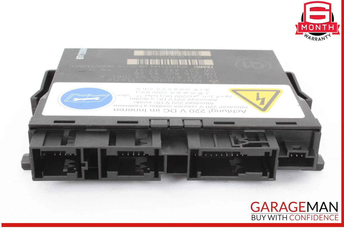 07-10 Mercedes W221 S550 CL550 Front Left / Right Seat Contour Controller Module