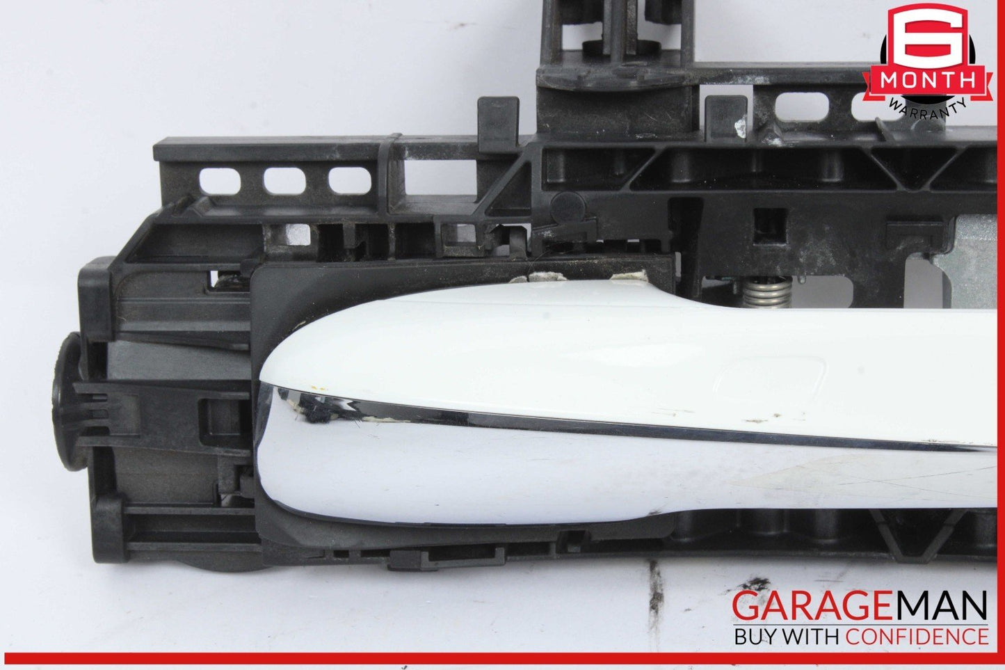 15-20 Mercedes W205 C300 Rear Left Driver Side Exterior Door Handle White OEM