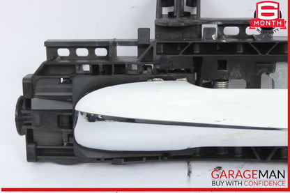 15-20 Mercedes W205 C300 Rear Left Driver Side Exterior Door Handle White OEM