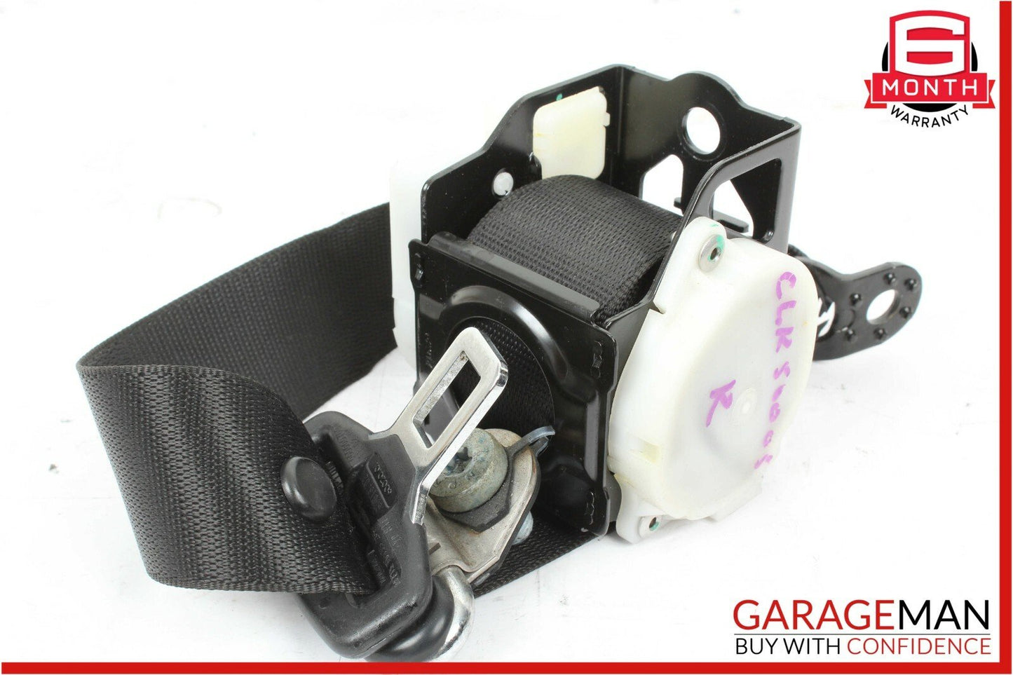 03-09 Mercedes W209 CLK500 Rear Left Seatbelt Seat Belt Retractor Black