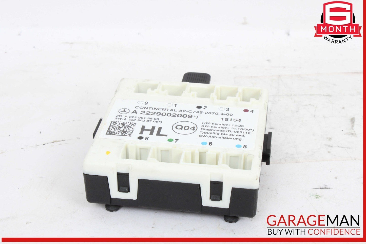 15-23 Mercedes W205 C300 4MATIC Rear Left Side Door Control Module Unit OEM
