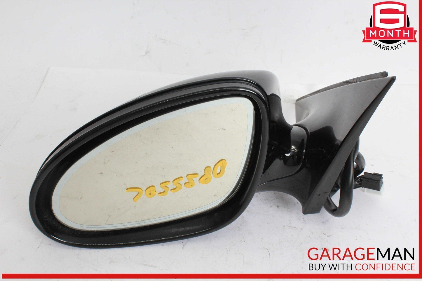 07-09 Mercedes W221 S550 S600 Front Left Side Door Rear View Mirror Black OEM
