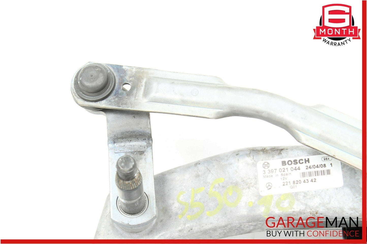 07-14 Mercedes W216 CL550 S550 Front Left Side Windshield Wiper Motor Linkage