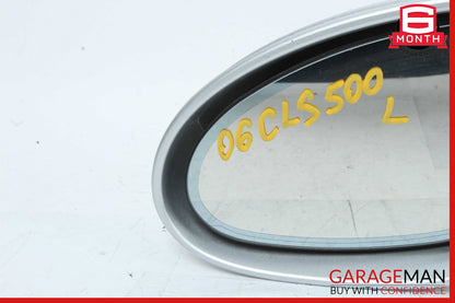 06-08 Mercedes W219 CLS500 Front Left Side Mirror Door Rear View Silver OEM
