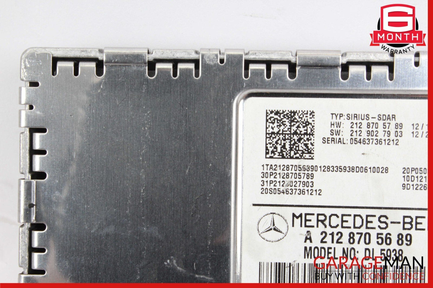 10-16 Mercedes W212 E350 C250 SLK250 Sirius Satellite Radio Receiver Module OEM