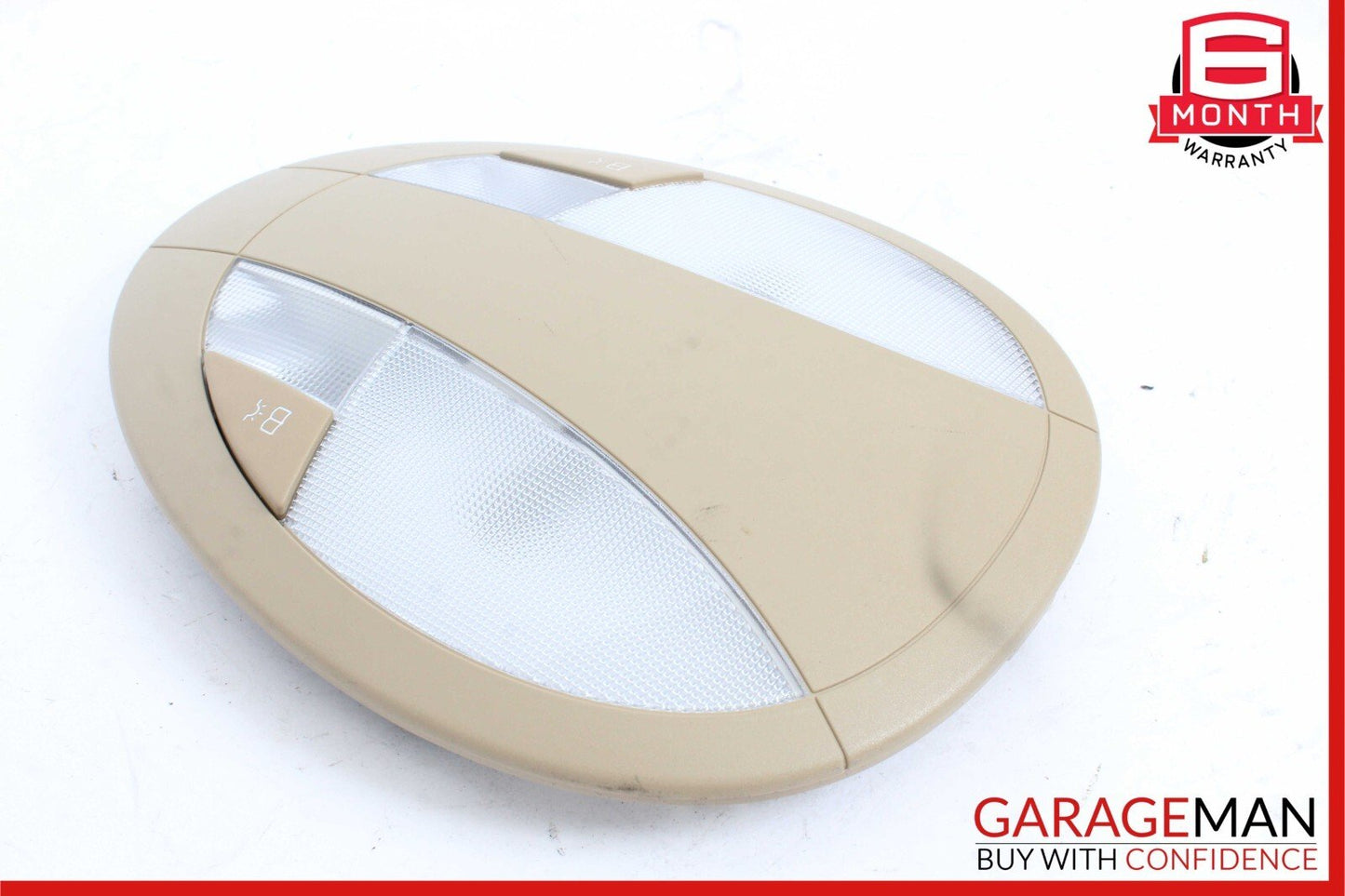 07-09 Mercedes W211 E350 E500 E63 AMG Rear Overhead Dome Light Reading Map Brown