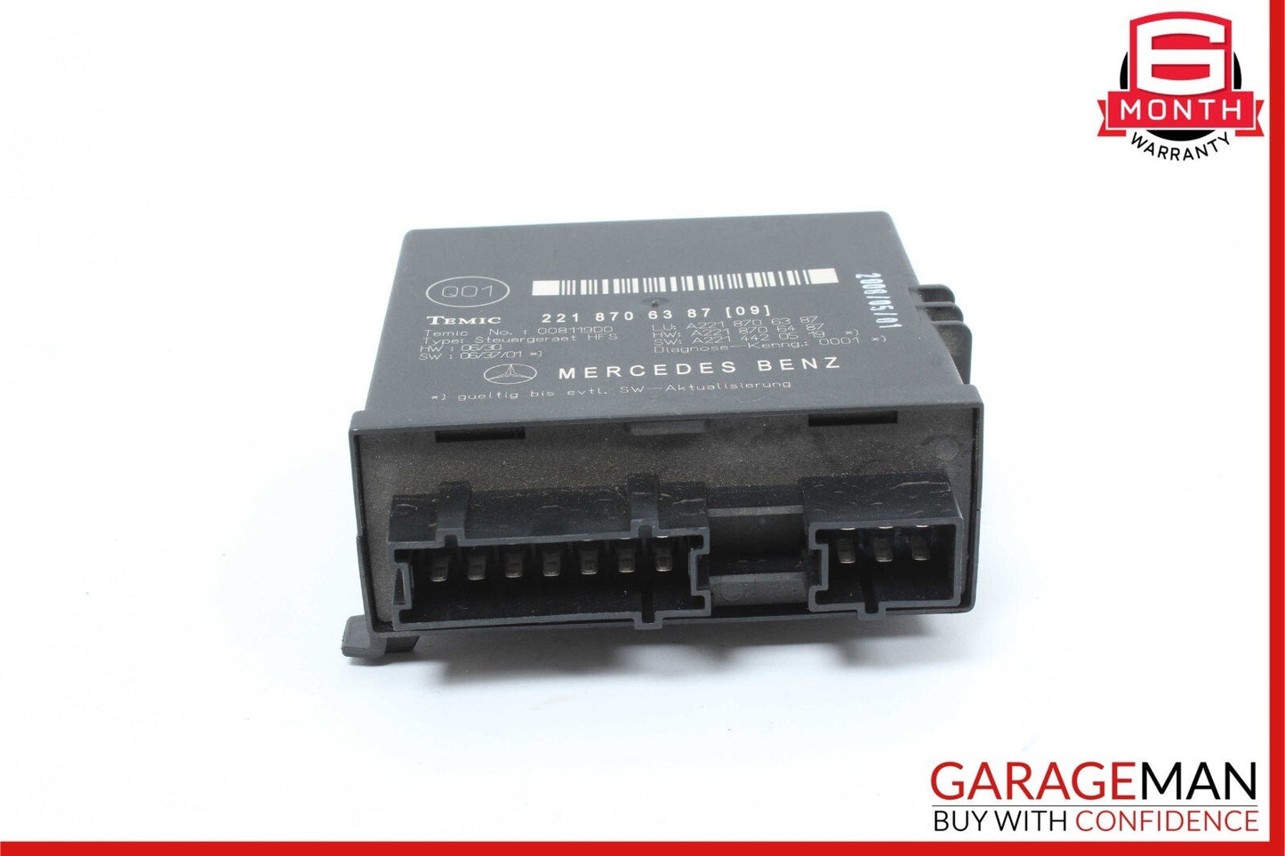 07-09 Mercedes W221 S550 S63 AMG Trunk Release Remote Open Close Module OEM