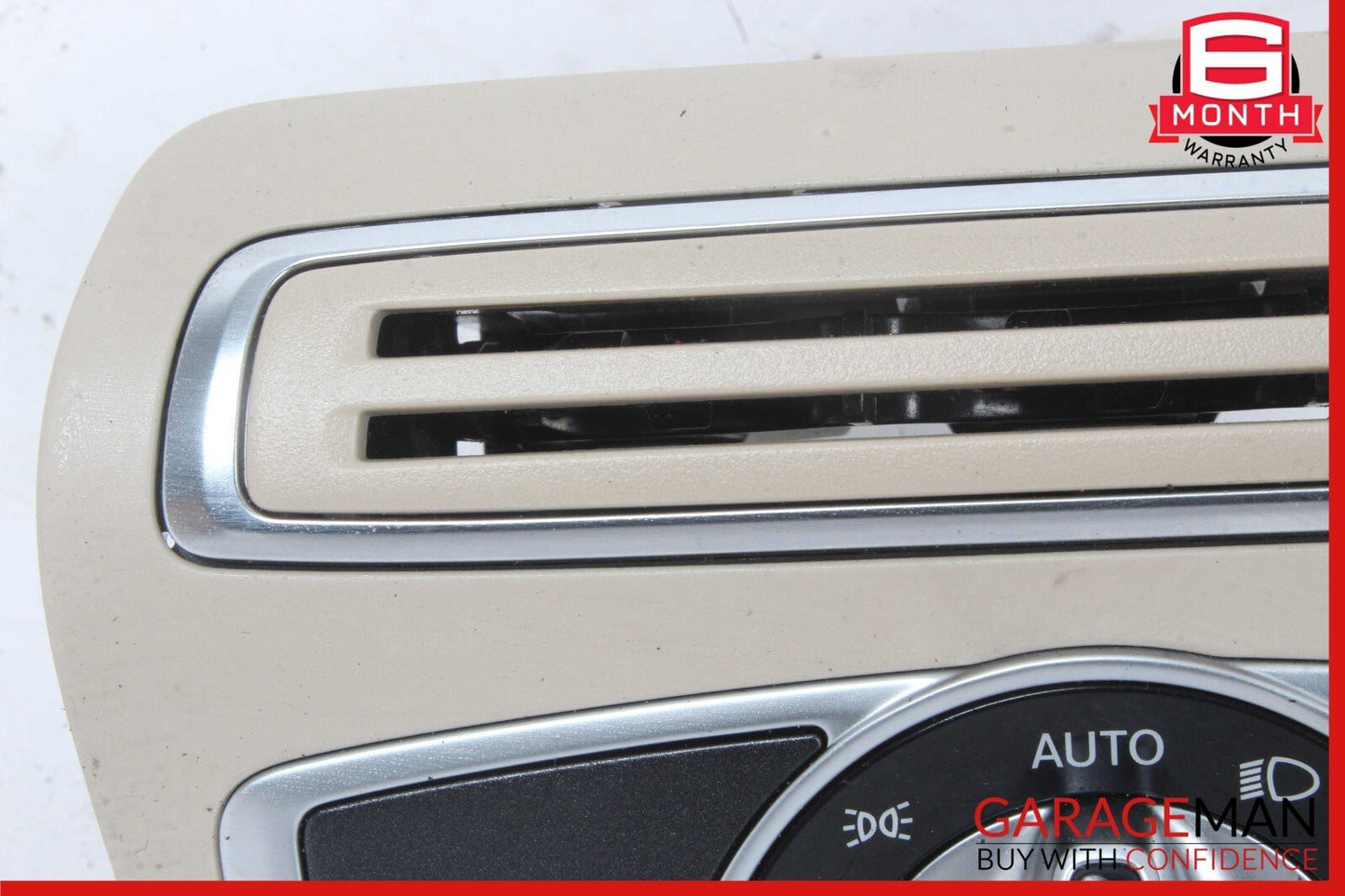 15-20 Mercedes W205 C300 Head Light Headlight Control Switch Trim Assy Beige OEM