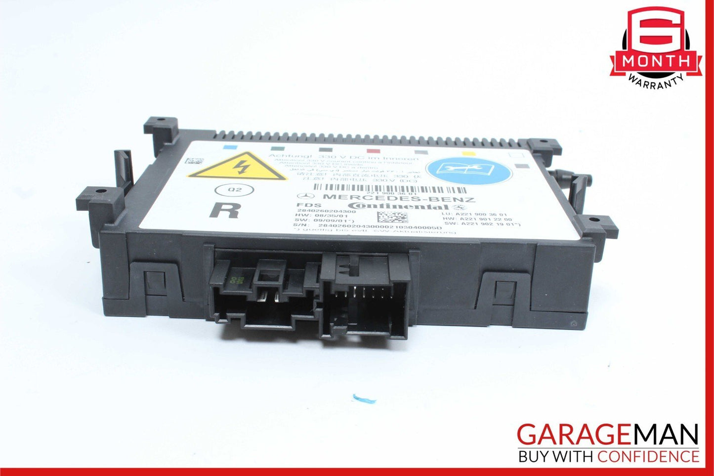 07-13 Mercedes W221 S550 S63 AMG Front Right Seat Dynamic Lumbar Control Module