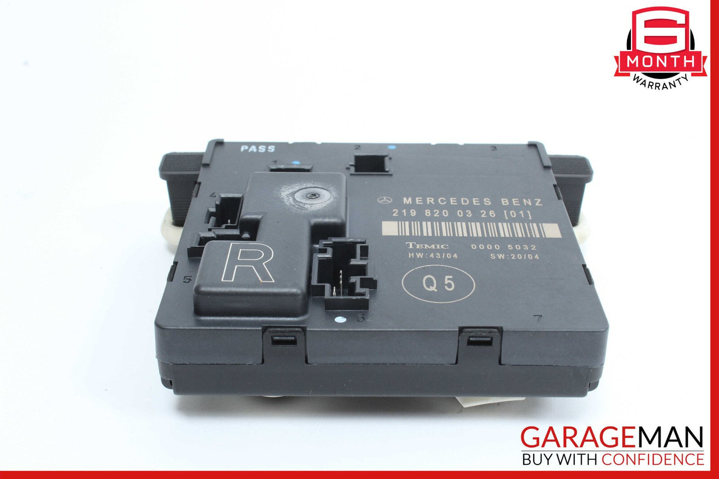 06-11 Mercedes W219 CLS500 CLS55 Rear Right Door Control Module 2198200326 OEM