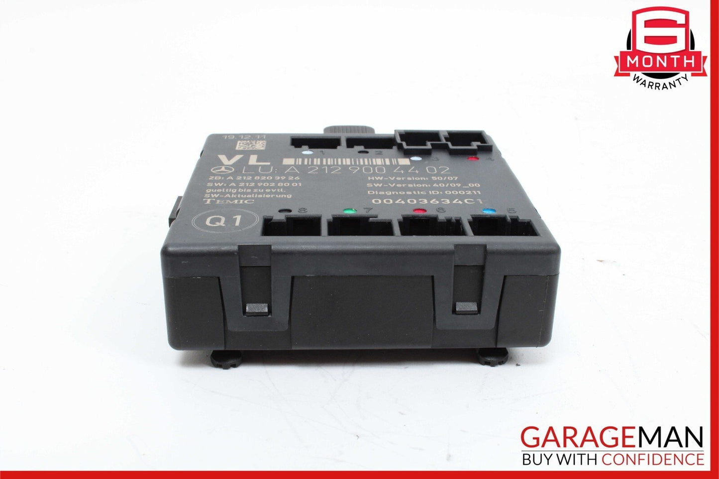 08-18 Mercedes W212 E350 E400 SLK350 Front Left Side Door Control Module OEM