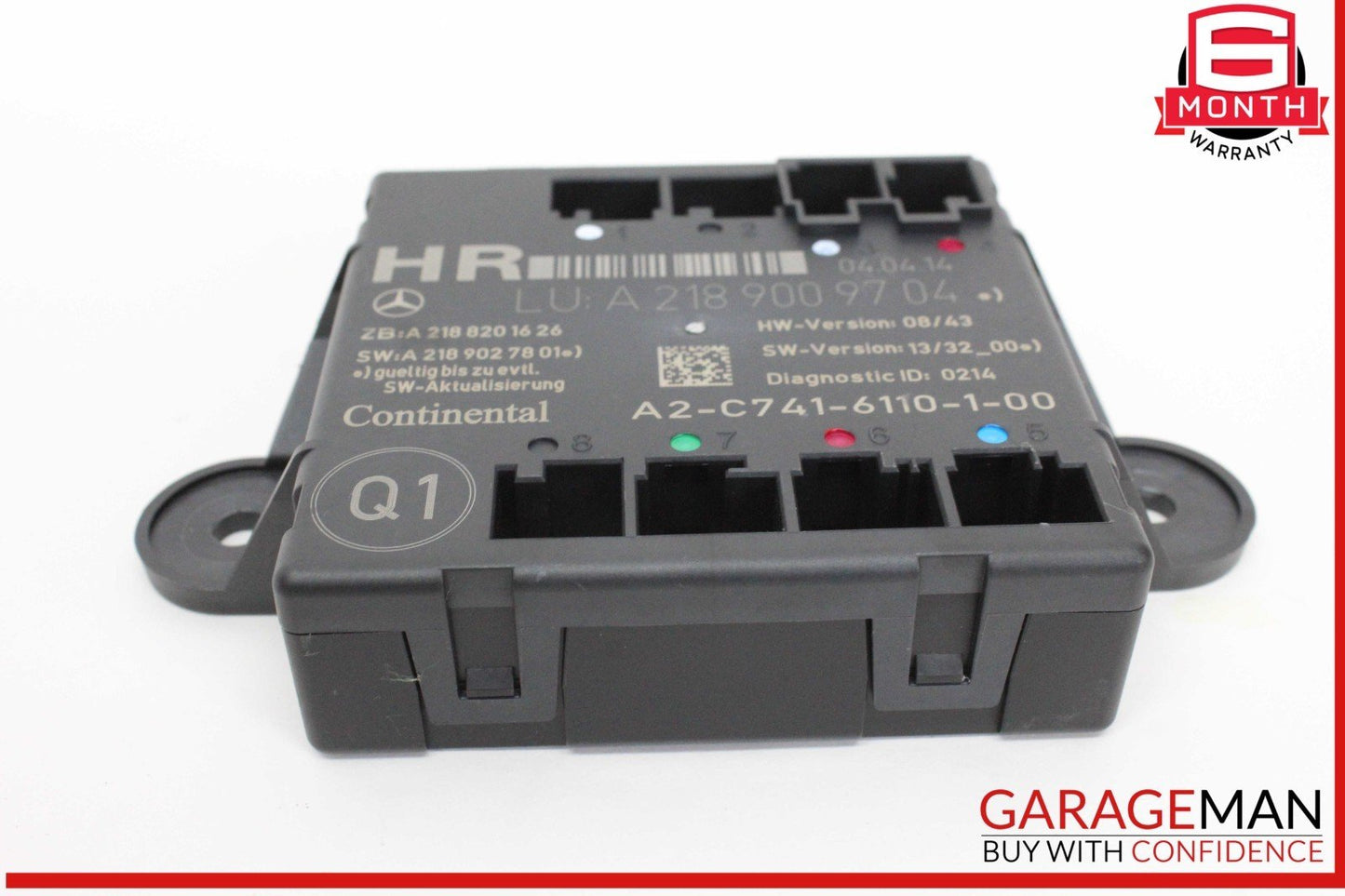 08-18 Mercedes W212 E350 Rear Right Passenger Side Door Control Module Unit OEM
