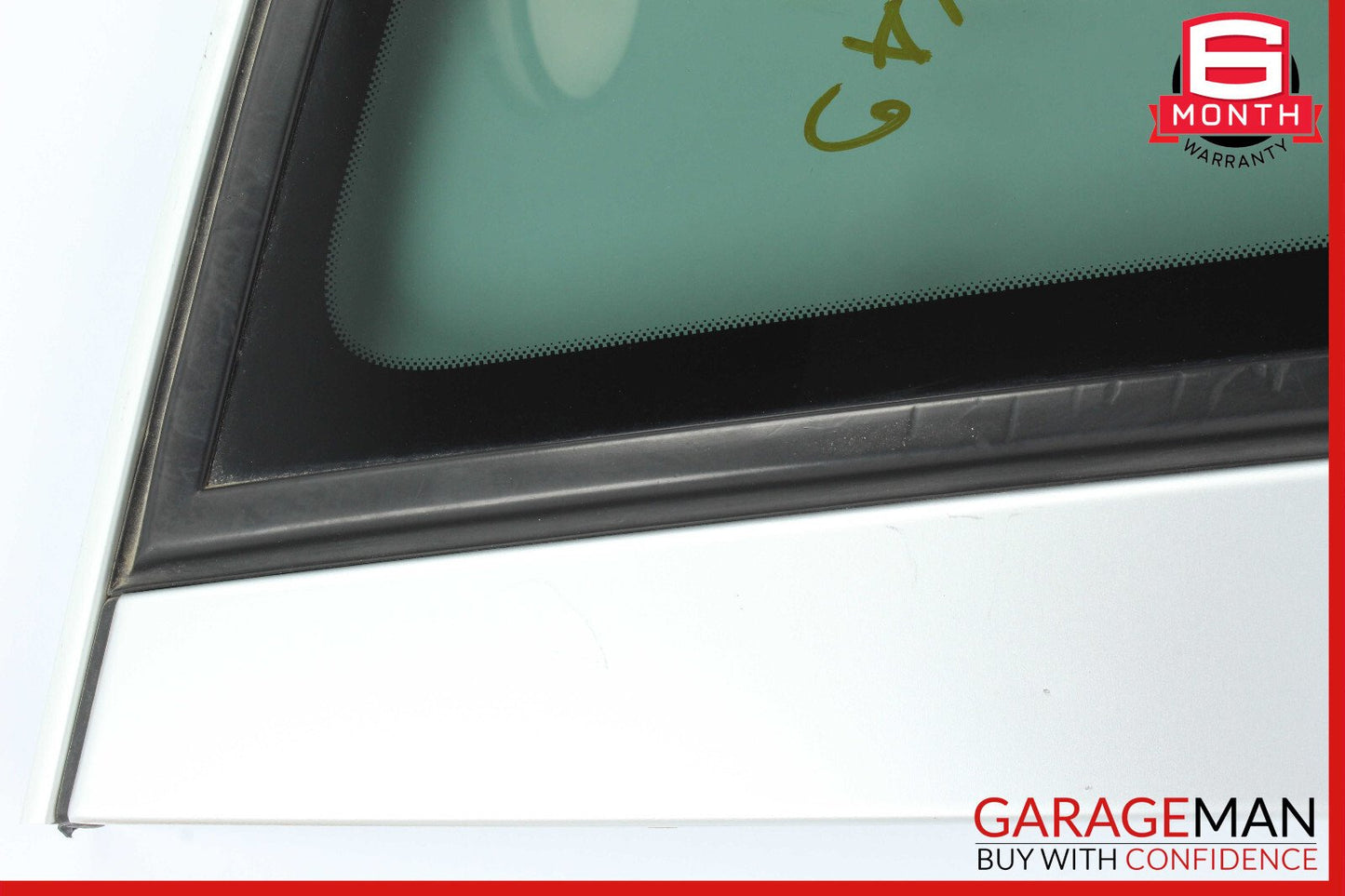 03-06 Porsche Cayenne 955 Rear Left Driver Side Quarter Window Glass OEM