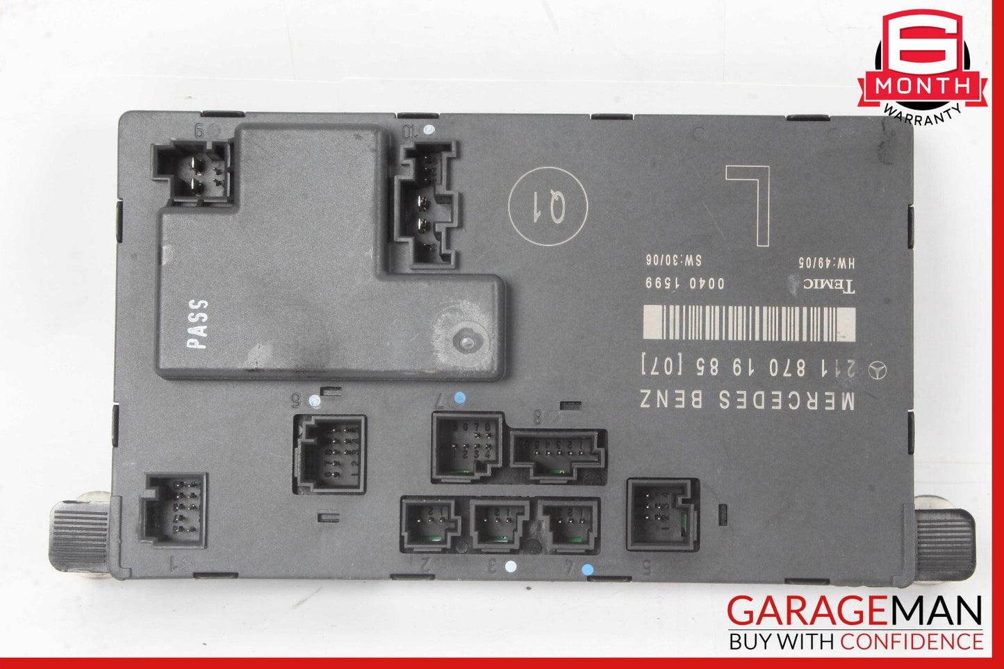 03-09 Mercedes W211 E350 E550 E63 AMG Front Left Side Door Control Module Unit