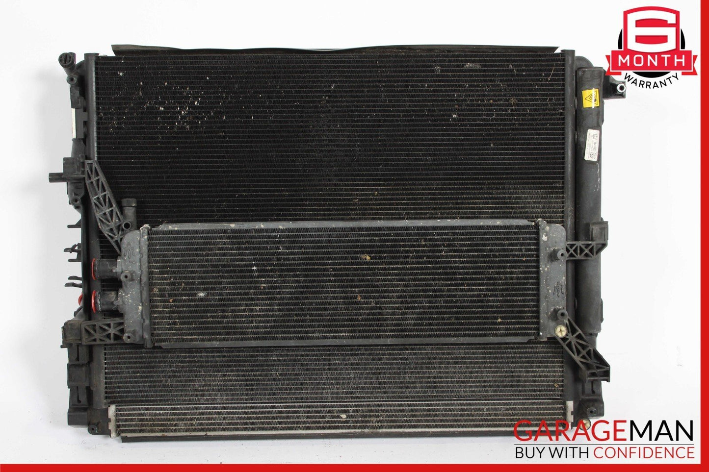 14-20 Maserati Ghibli Quattroporte Engine Cooling Radiator AC A/C Air Condenser