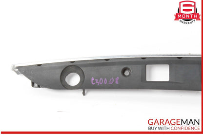 08-14 Mercedes W204 C300 C250 Trunk Lid Tailgate Handle Trim Cover Chrome OEM
