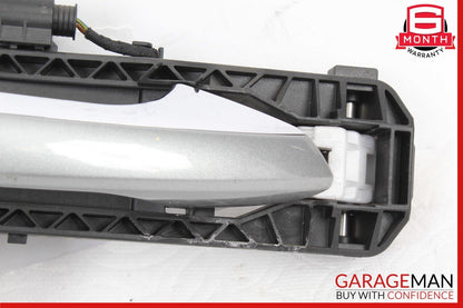 14-16 Mercedes W212 E350 Front Right Side Exterior Door Handle Keyless Go Silver