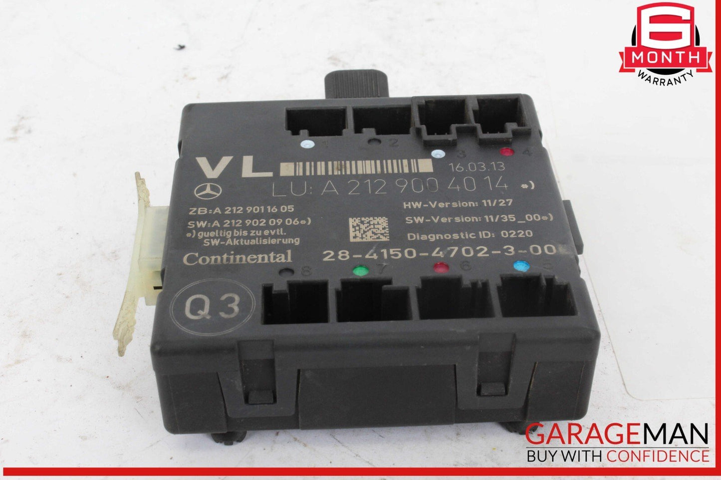 08-18 Mercedes W204 C350 C300 CLS550 Front Left Side Door Control Module OEM
