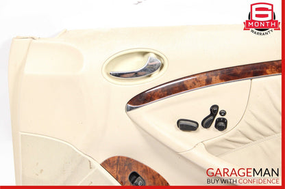 06-09 Mercedes W209 CLK350 Front Right Side Interior Door Panel Assembly Beige