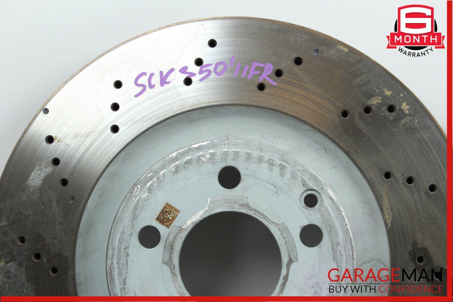 12-16 Mercedes R172 SLK350 Front Right & Left Side Brake Rotor Disc Set Drilled