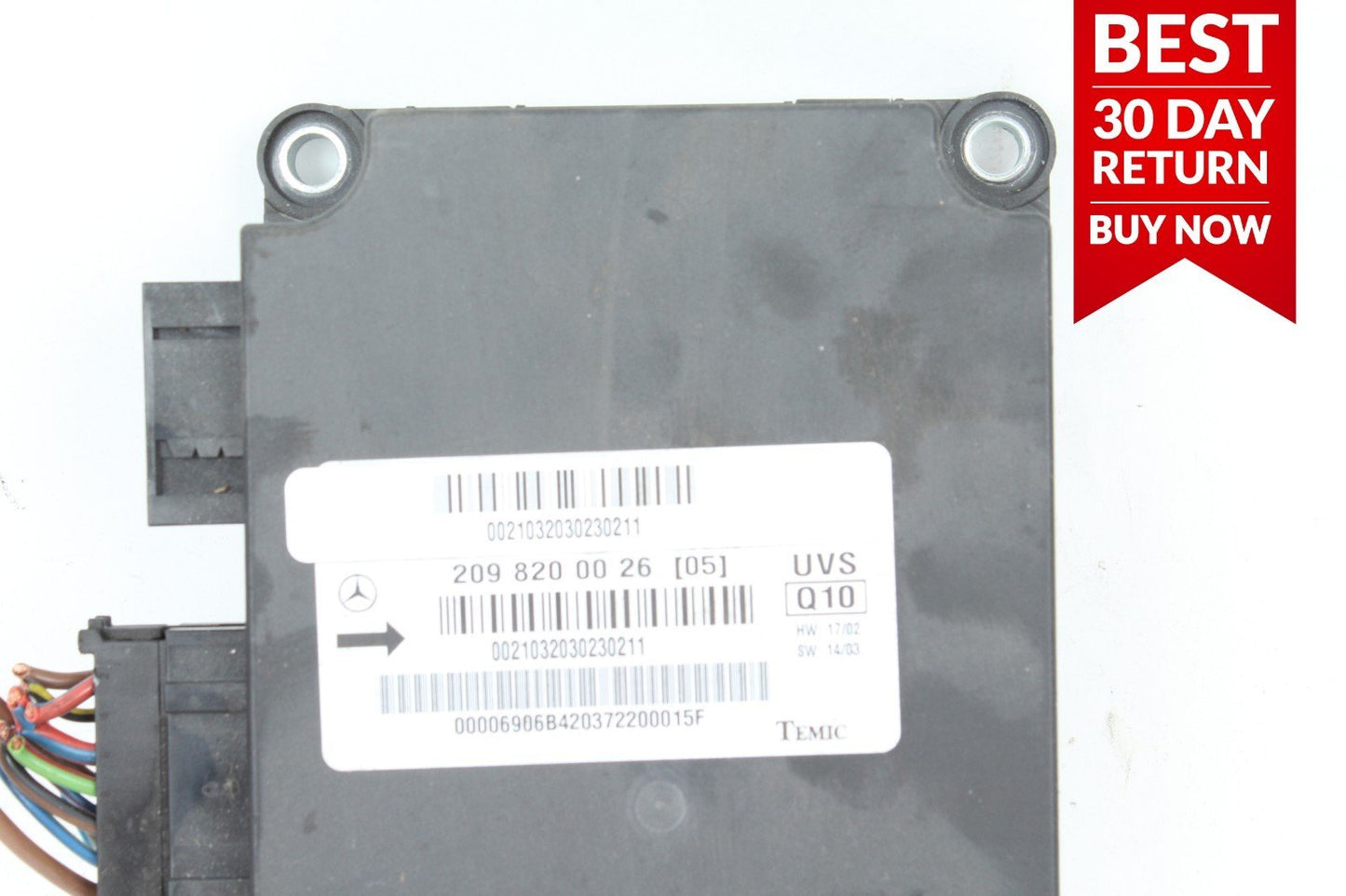 03-09 Mercedes W209 CLK55 AMG Convertible Top Roof Control Module A108 OEM