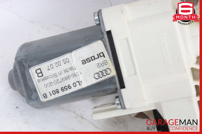 07- 15 Audi Q7 Left Driver Side Power Window Motor Regulator 4L0959801 OEM
