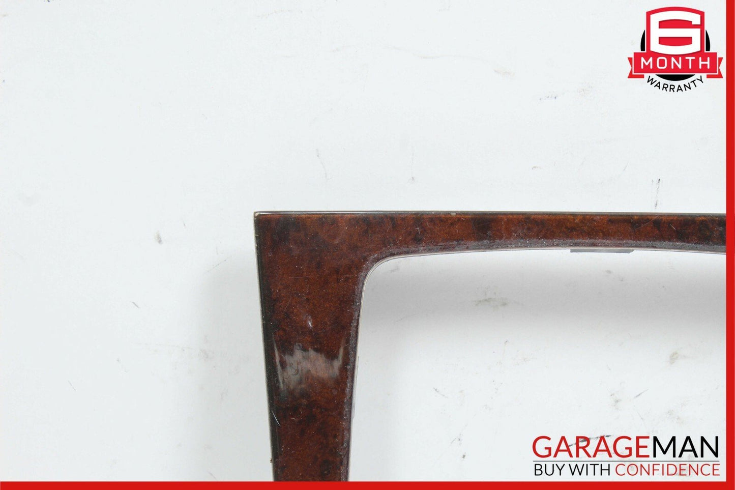 08-15 Mercedes W204 C300 C63 AMG Center Console Gear Shift Trim Bezel Cover Wood