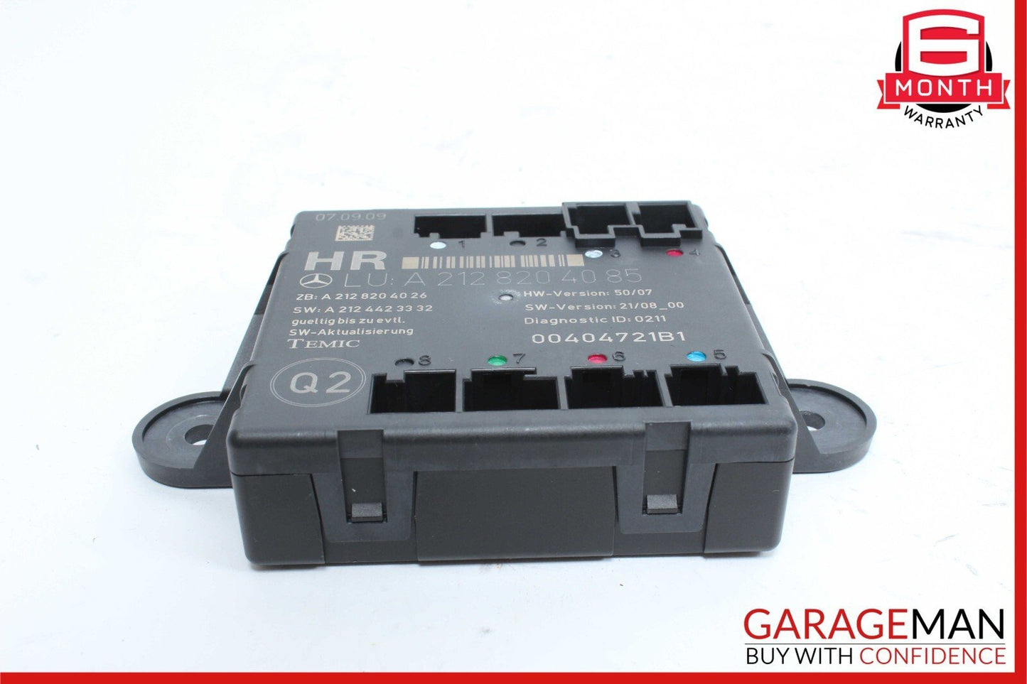 08-18 Mercedes W212 E350 C350 C300 Rear Right Side Door Control Module Unit OEM