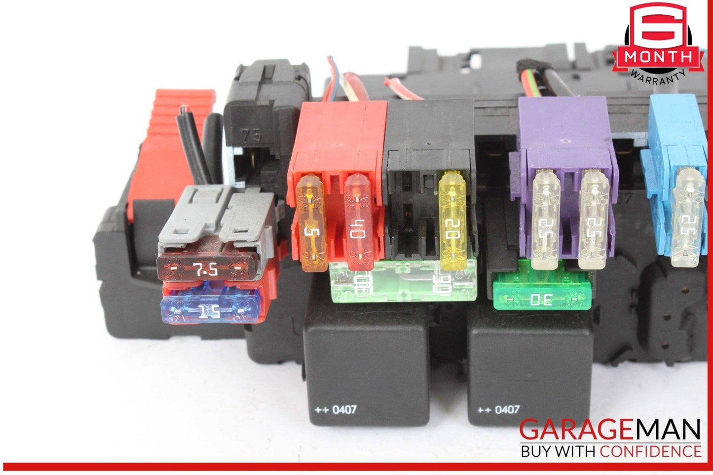 03-12 Mercedes R230 SL500 SL55 SL65 AMG Rear SAM Fuse Box Relay Module Assembly