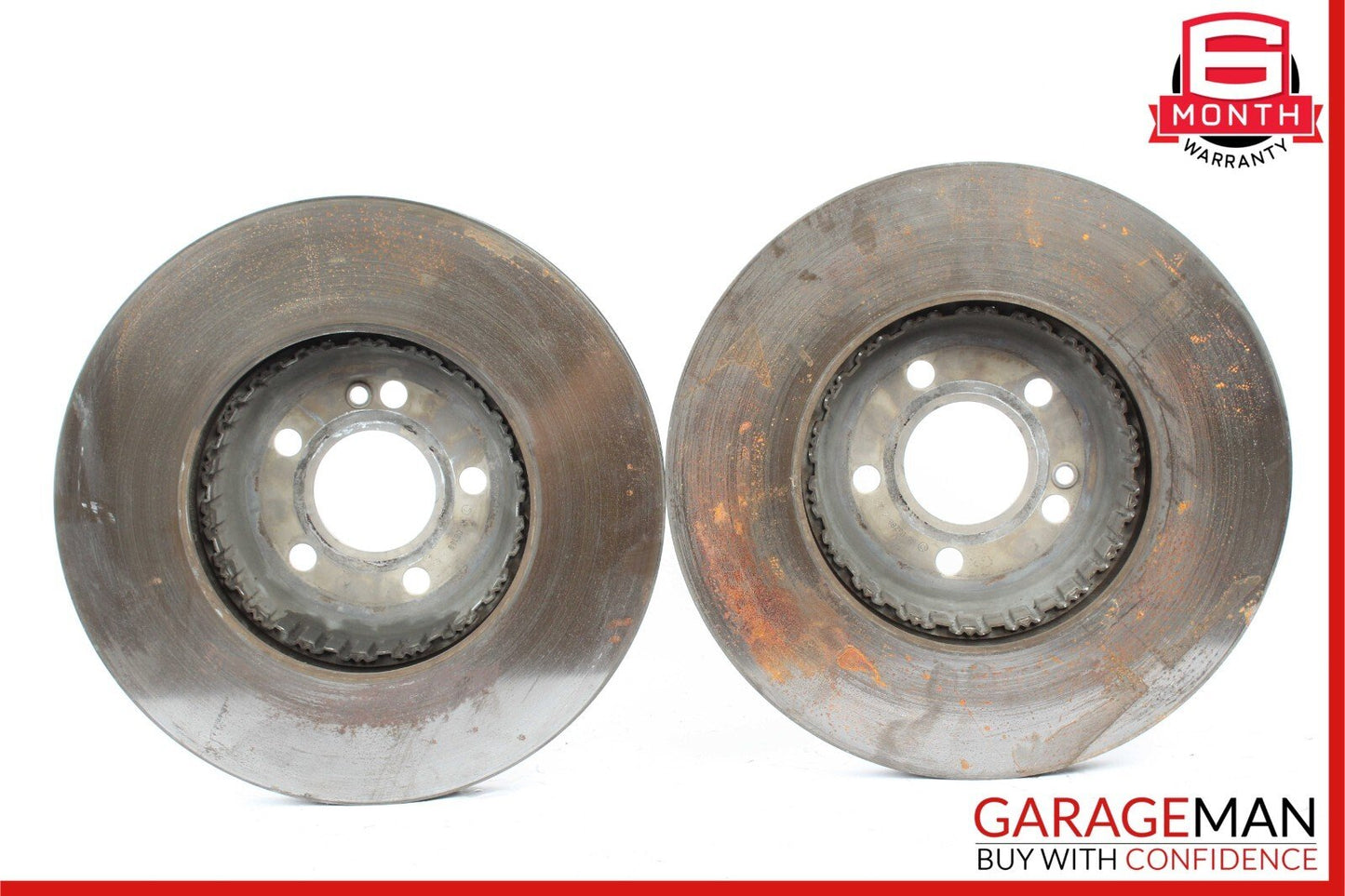 15-20 Mercedes W205 C300 C350e Front Right & Left Side Brake Rotor Disc Set of 2