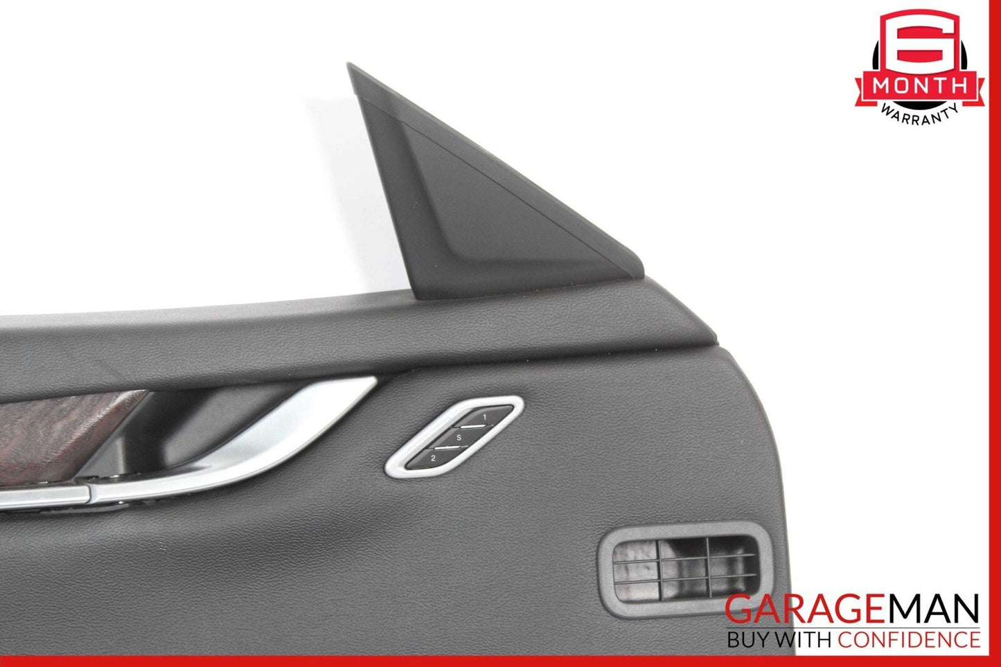 14-22 Maserati Ghibli M157 Front Left Driver Side Interior Door Panel Black OEM