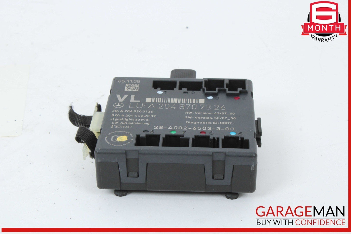08-18 Mercedes W204 C300 C350 E350 E400 Front Left Side Door Control Module OEM