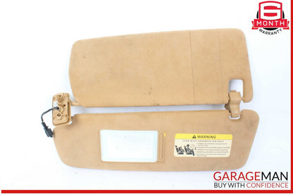 03-10 Porsche Cayenne 955 957 Front Left Side Sunvisor Sun Visor Shade OEM