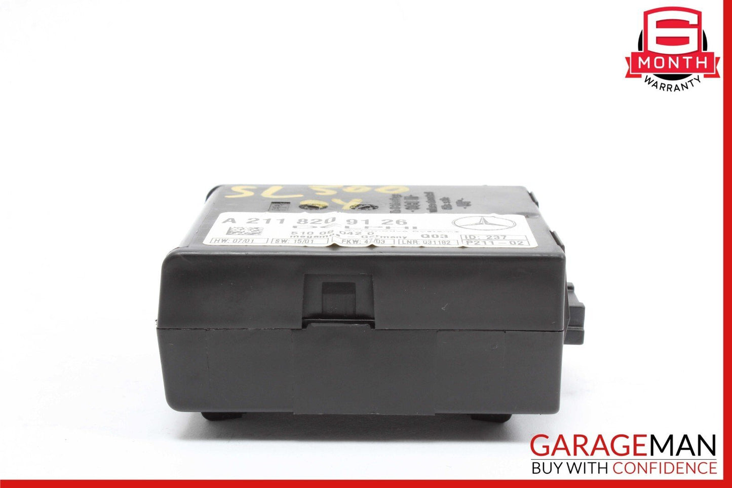 03-12 Mercedes R230 SL500 SLK350 Anti Theft Alarm Signal Control Module Unit OEM
