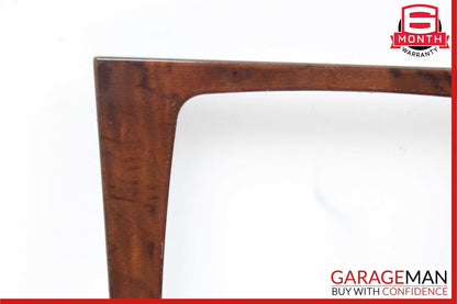 08-15 Mercedes W204 C300 C350 C250 Center Console Shift Shifter Bezel Trim Wood