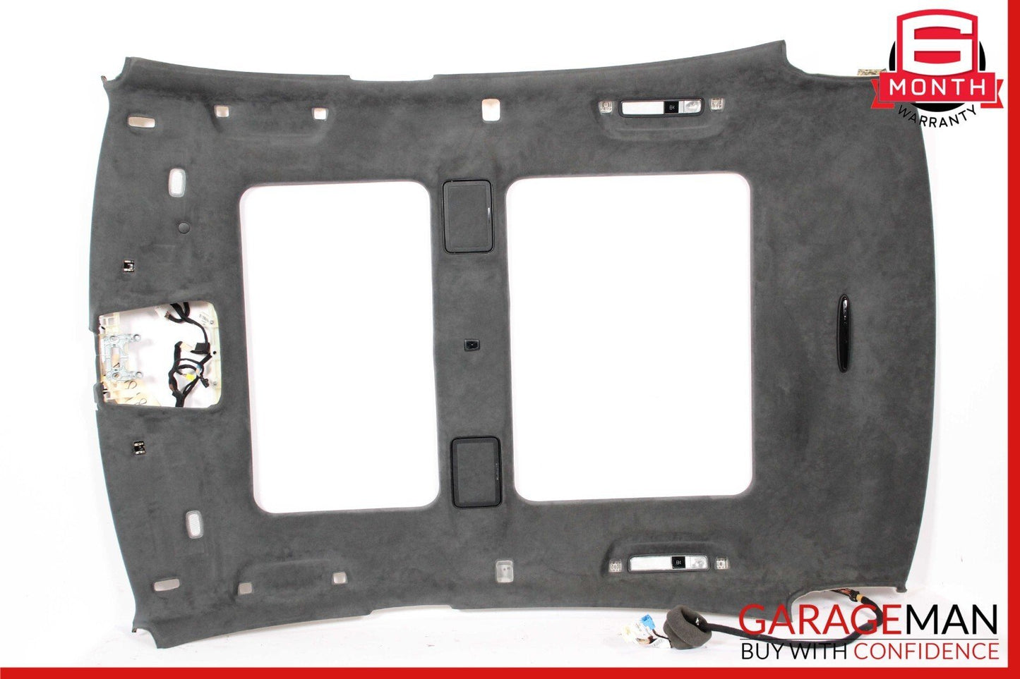 10-13 Mercedes W221 S550 S63 AMG Alcantara Roof Headliner Pillars Sun Visors Set