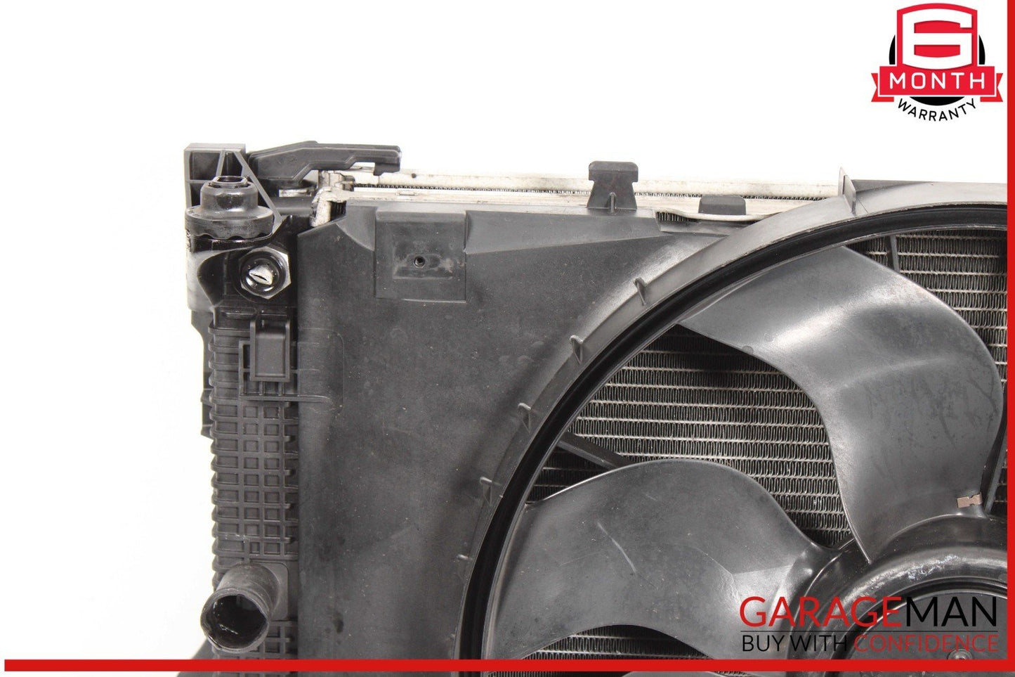 08-15 Mercedes X204 GLK350 Engine Radiator AC A/C Air Condenser Oil Cooler Assy