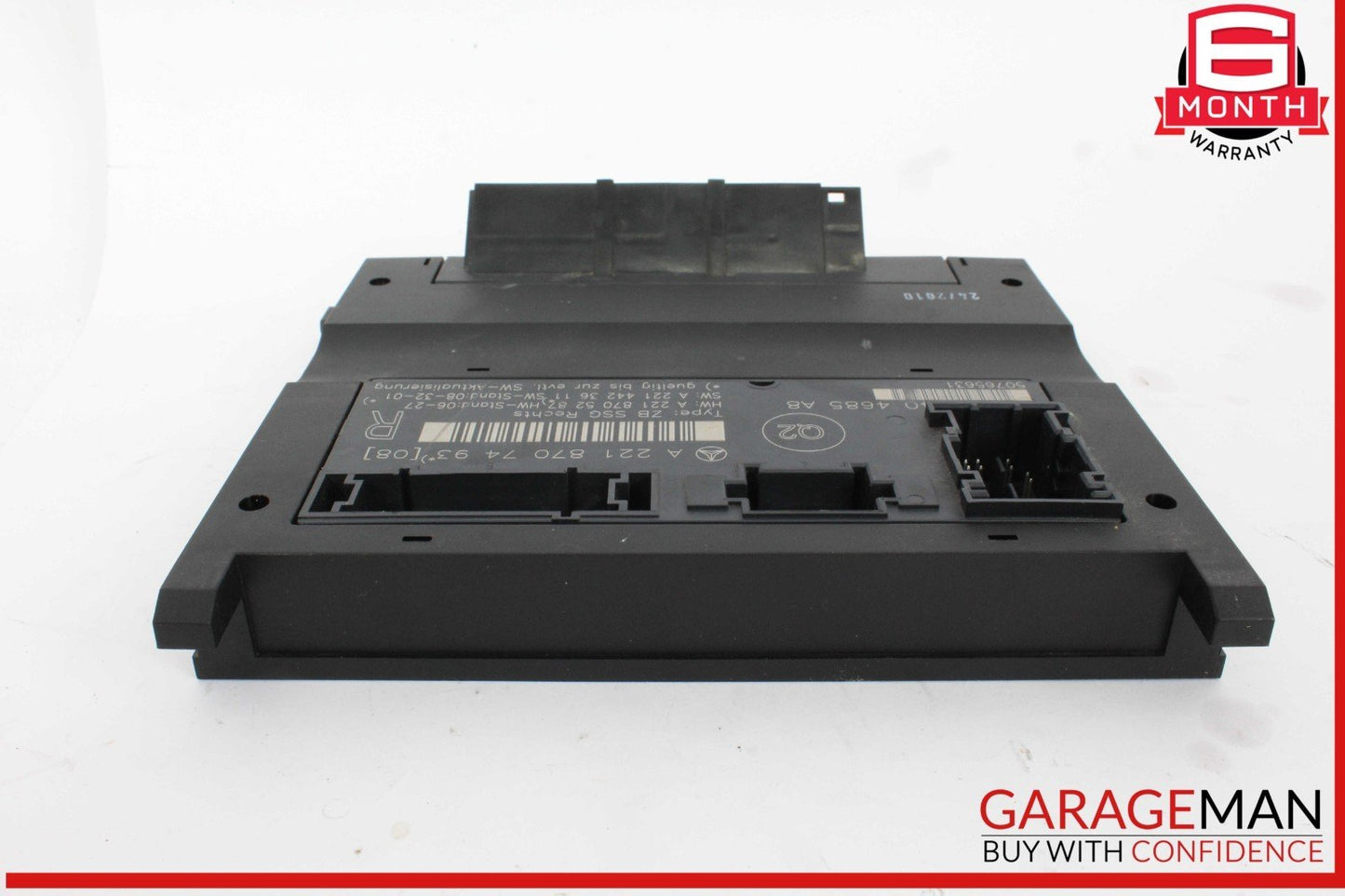 07-13 Mercedes W221 S550 S400 Front Right Under Seat Control Module 2218707493