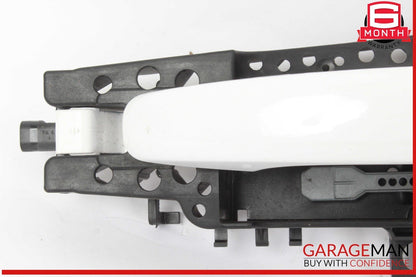 08-18 Audi S4 Q5 A4 A5 Rear Left Driver Side Exterior Door Handle White OEM