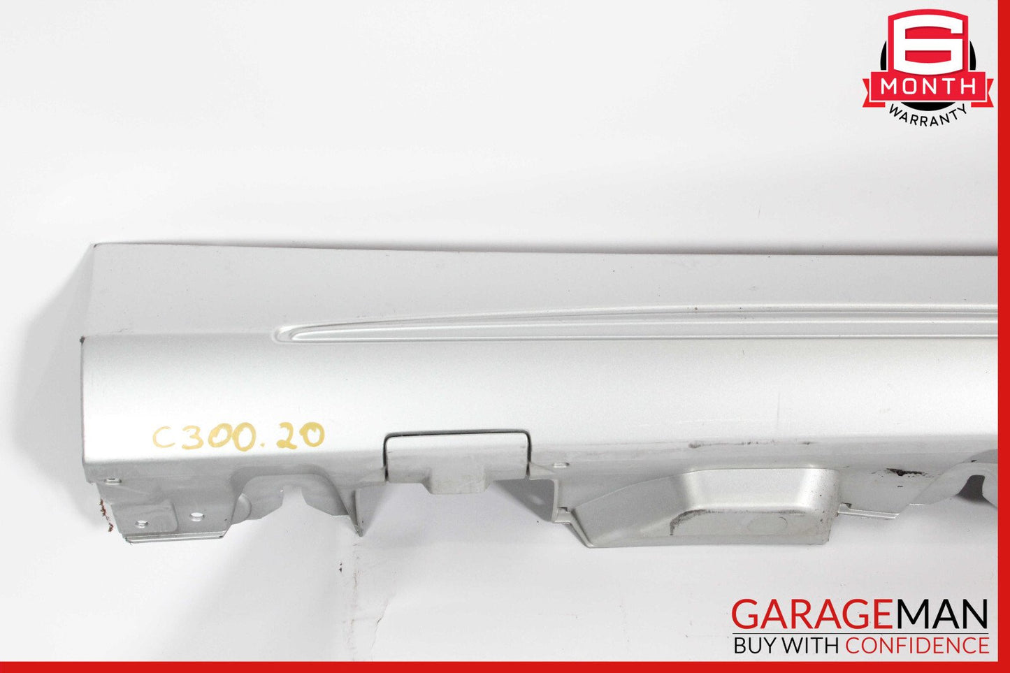 15-20 Mercedes W205 C300 AMG Right Side Skirt Rocker Panel Silver OEM