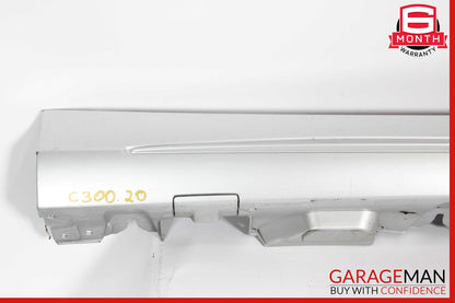 15-20 Mercedes W205 C300 AMG Right Side Skirt Rocker Panel Silver OEM