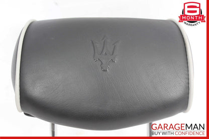 03-13 Maserati Quattroporte M139 Rear Right or Left Seat Headrest Black OEM