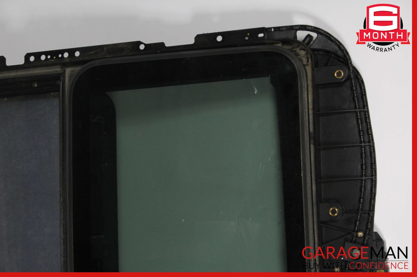 03-13 Maserati Quattroporte M139 Sunroof Guide Rail Frame Glass Track w/ Shade