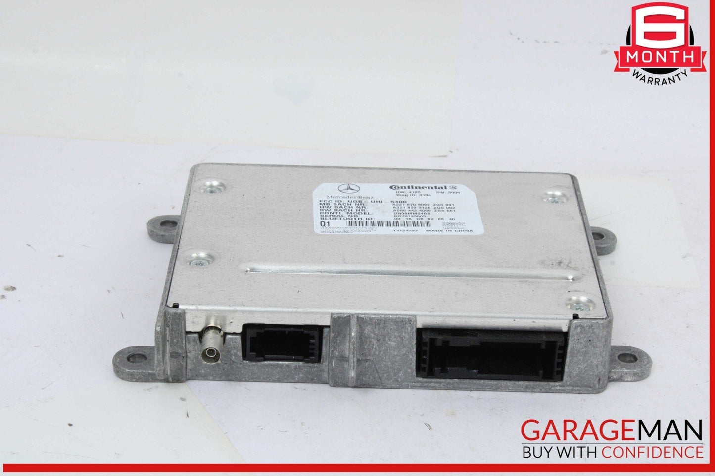 07-10 Mercedes W221 S550 CL550 CL600 Bluetooth Communication Control Module Unit