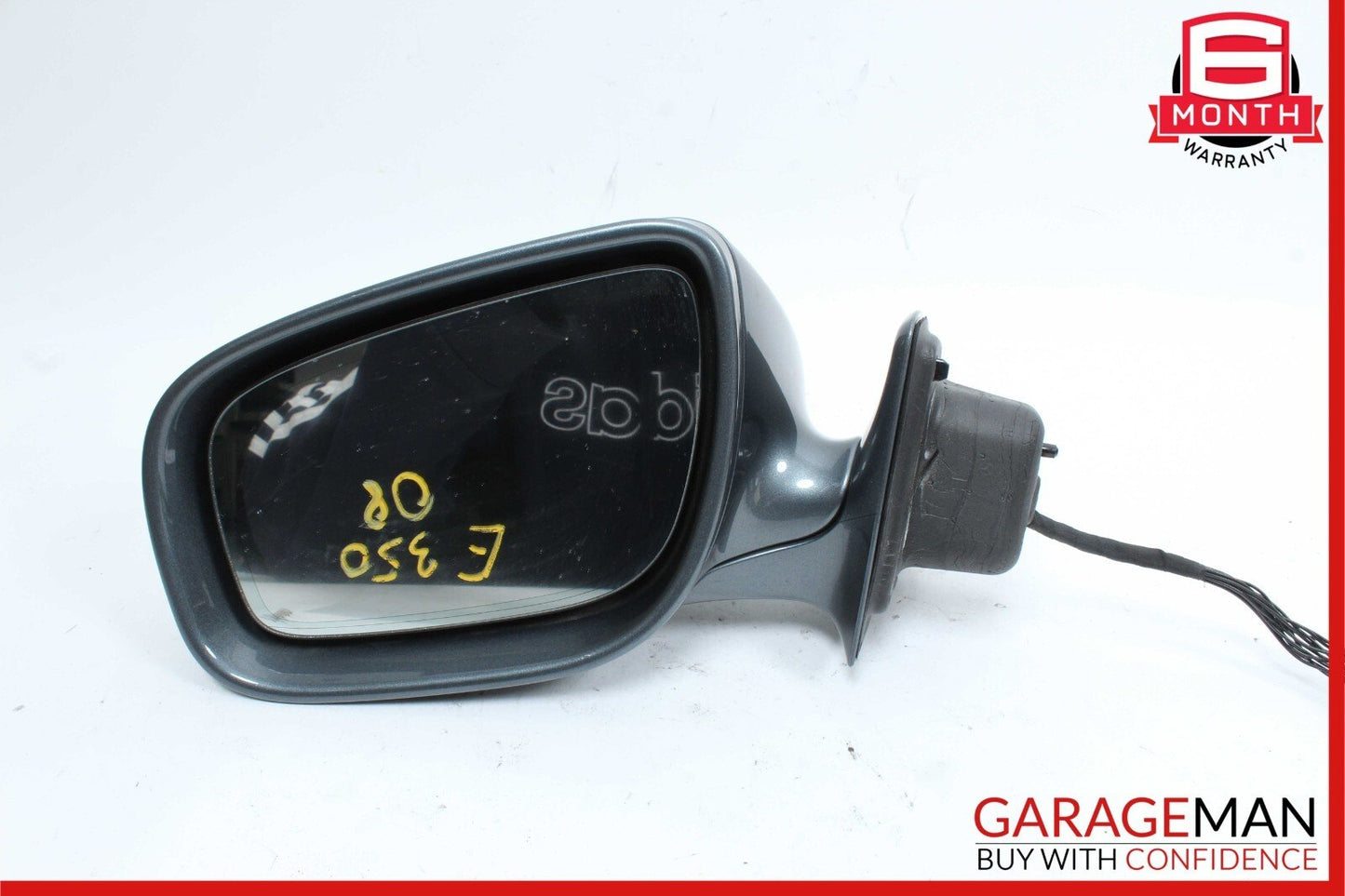 07-09 Mercedes W211 E350 E63 AMG Front Left Side Mirror Door Rear View Flintgray