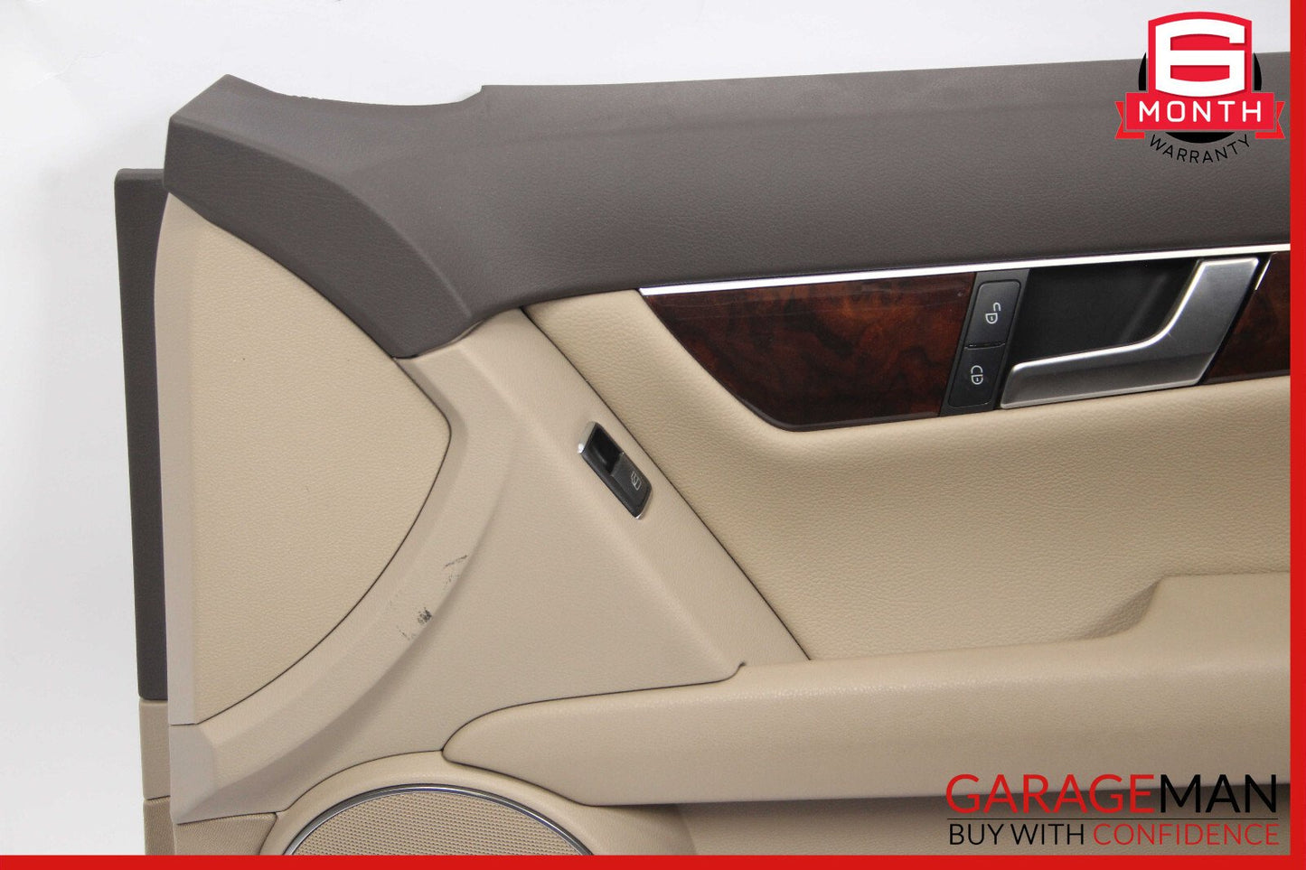 08-14 Mercedes W204 C250 C350 Front Right Passenger Interior Door Panel OEM