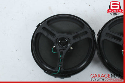 08-15 Mercedes X204 GLK350 Rear Right & Left Door Sound Speakers Set of 2 OEM