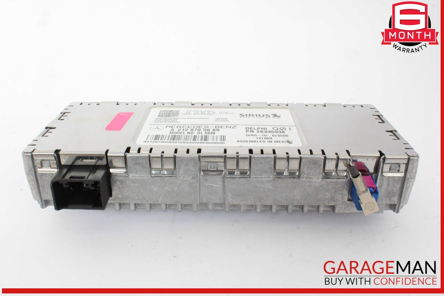 14-19 Mercedes X204 GLK350 Sirius Satellite Radio Receiver 2128705689 OEM